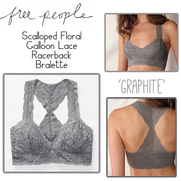 Free People Tops - FREE PEOPLE Galloon Lace Racerback Bralette